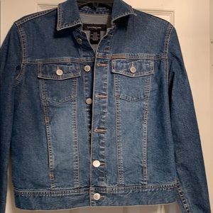 Calvin Klein cropped Jean Jacket (S)